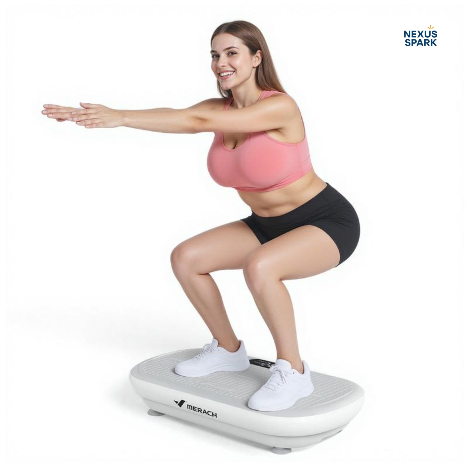 MERACH Vibration Plate | Compact Home Gym with Full-Body Stimulation