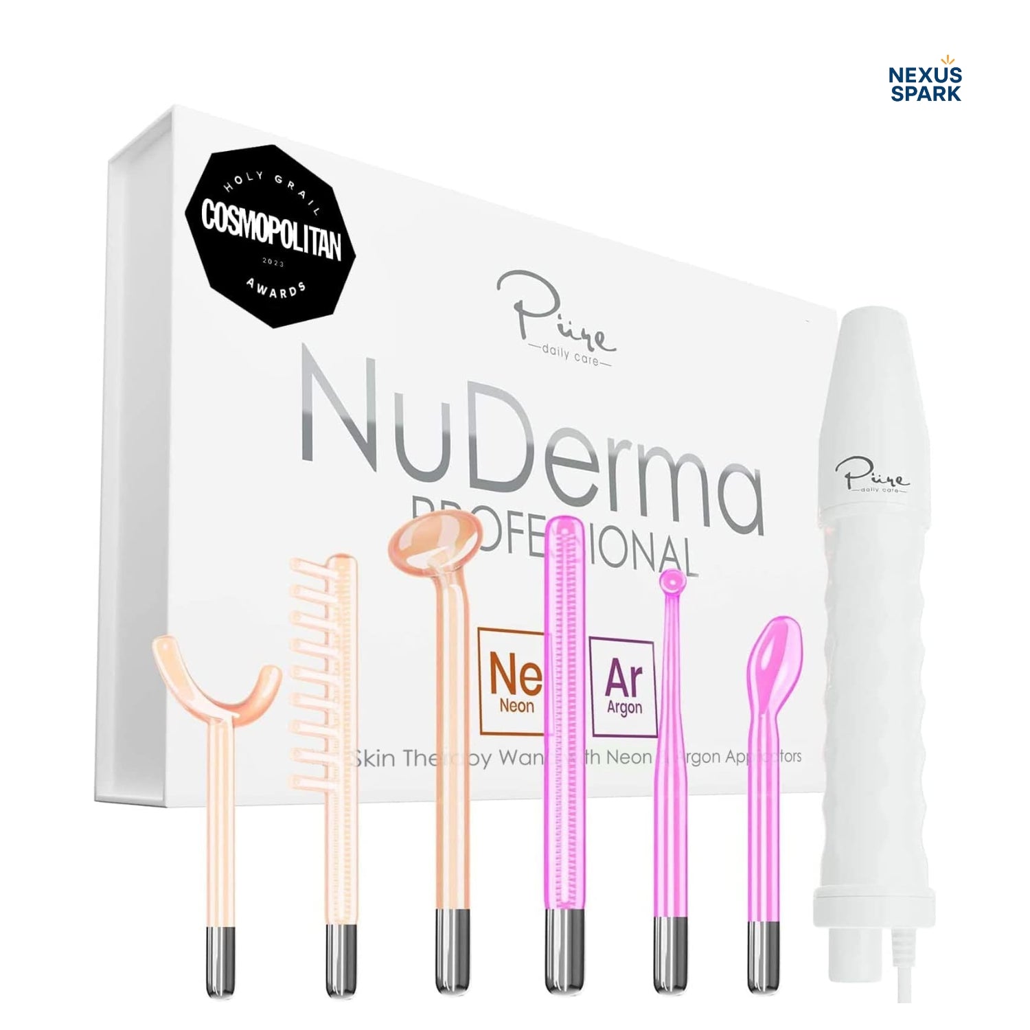 NuDerma Professional Wand | Anti-Aging & Anti-Acne Skin Therapy