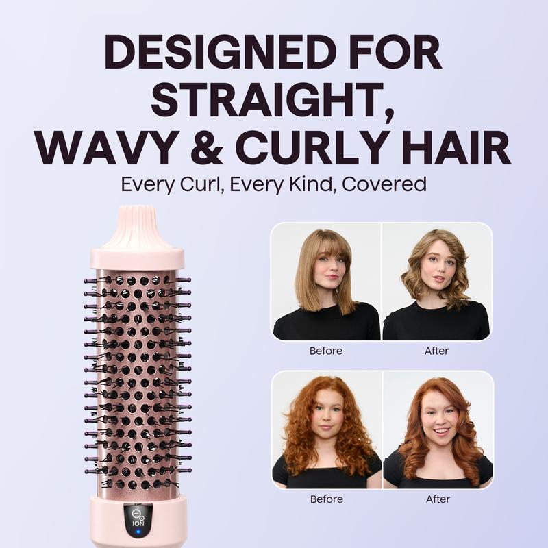 Ionic Blowout Brush | 1.5” Heated Volumizer with Adjustable Temp